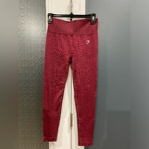 Gymshark Magenta Patterned Leggings